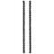 12 Pack: Jet Black Glass Faceted Rondelle Beads, 4mm by Bead Landing™